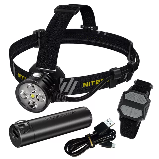 ~NEW~ Nitecore HU60 1600 Lumen Focusable Headlamp with NPB1 Power Bank