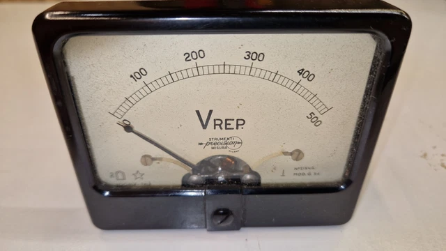 Strumento di Misura analogico Amperometro/Volmetro V Precision Milano
