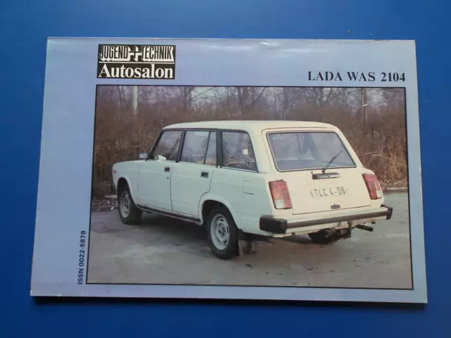 DDR-Zeitschrift-Jugend und Technik-Heft-10/1987-Trasse-Supraleiter-audatec-Lada- 2