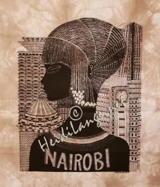 Heidi Lange East Africano Batik - Nairobi Guía 135-45.7cmx55.9cm