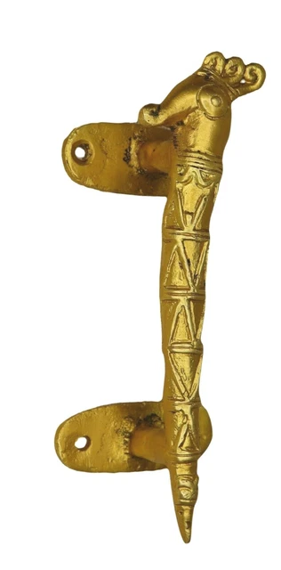 Sea Horse Antique Style Handmade Brass Door Handle Window Wardrobe Pull Knob