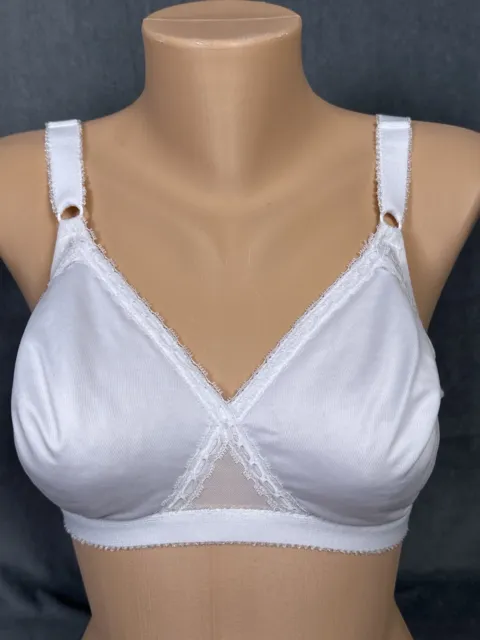 VINTAGE PLAYTEX CROSS Your Heart Bra Size 36C White 0655 Lightly Lined Wire  Free $14.95 - PicClick