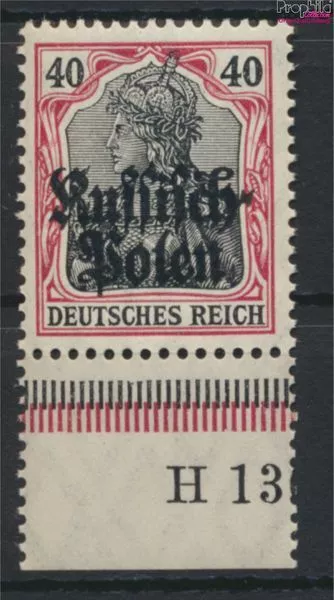 Briefmarken Dt. Besetzung Polen 1. WK 1915 Mi 5 postfrisch (9776860