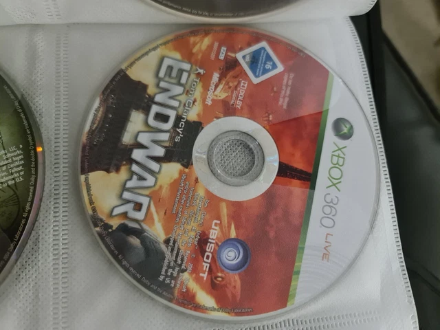 xbox 360 LLL video game tom clancy's endwar end war