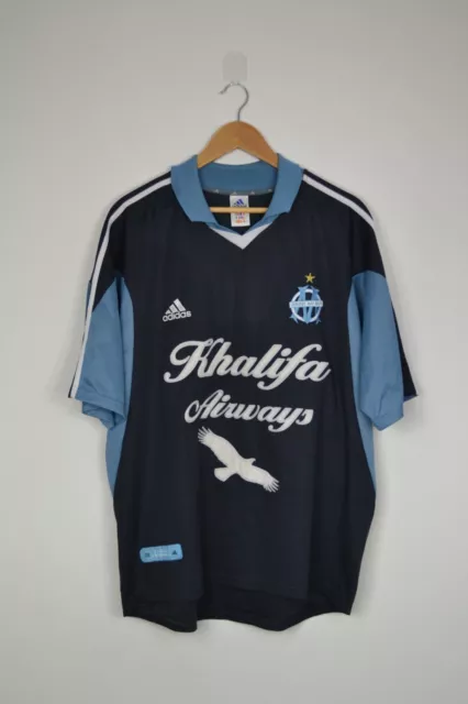 Vintage Original Marseille 2001/02 Away Shirt Jersey Top XL Adult Mens Adidas