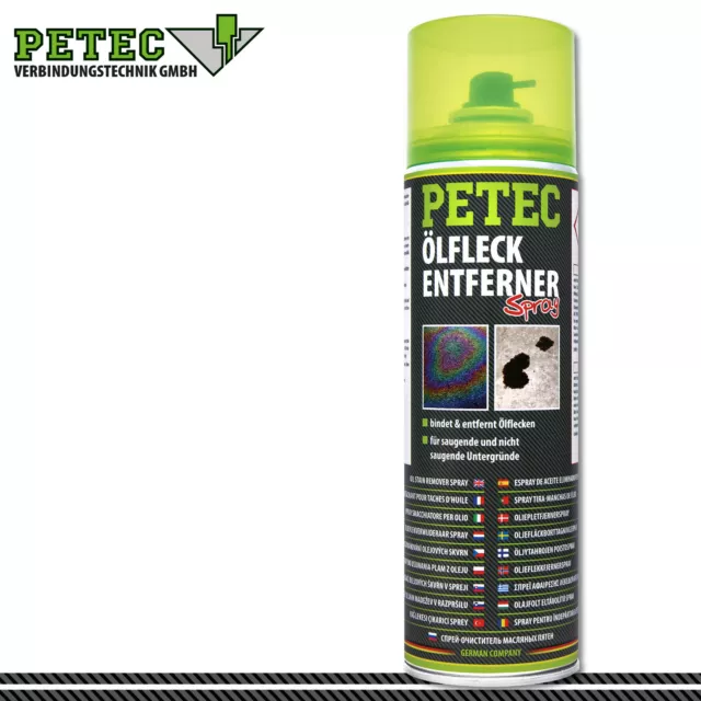 Petec 500ml Quita Manchas de Aceite Taller Coche Beton Garaje Asphalt Baldosas