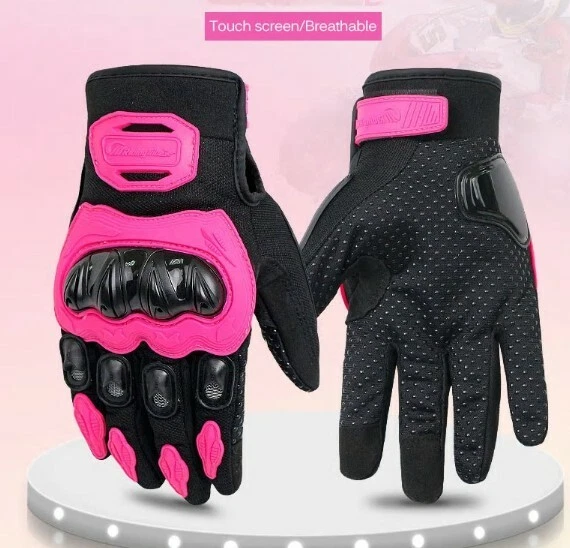 Guanti Da Corsa Invernali Power Stretch Donna - Touchscreen, Antiventoo, Nero/rosa | Per Running Fino A -12°C - Foto 6