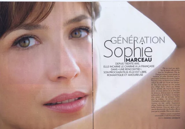 COUPURE DE PRESSE CLIPPING 2014 SOPHIE MARCEAU (8 pages)