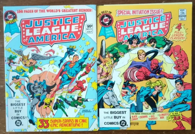 Blue Ribbon Digest #11 & 31 - Lot! Best Of DC Special Justice League Of America