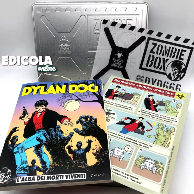 Kit Zombie 666 Dylan Dog numero n. 1 Speciale Box Raro L'Alba dei morti viventi