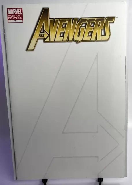 Avengers #7 (2011) Blank Sketch Cover (dirty cover)