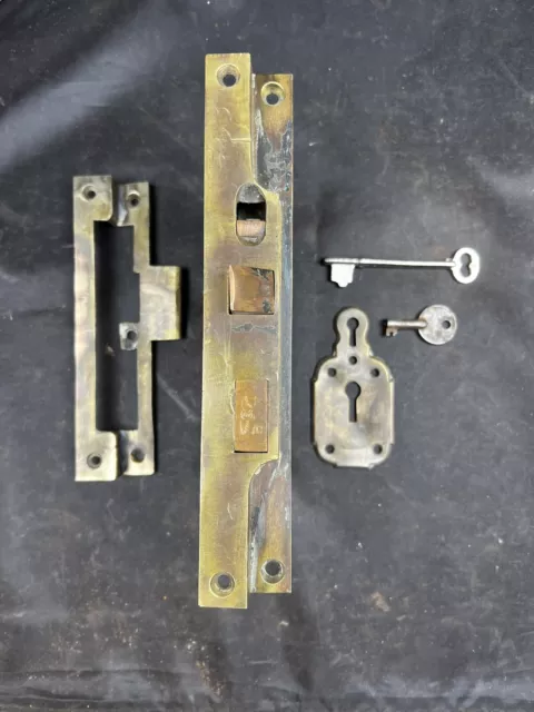 Branford Lock Works (BLW) Entrance Rabbit French Door Double Door Mortise Lock
