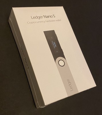 LIBRO contabile Nano S criptovaluta Hardware Portafoglio-Nero 