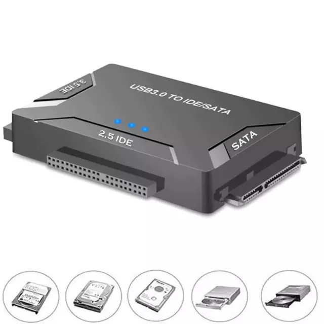 Ultra recuperación, USB 3.0, Sata HDD, SSD, unidad de disco cable adaptador SATA