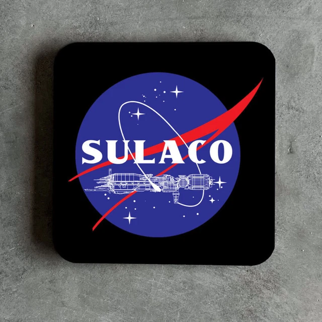 Aliens Inspiré Sulaco Nasa dessous de Verre Nostromo Weyland Yutani Uscm