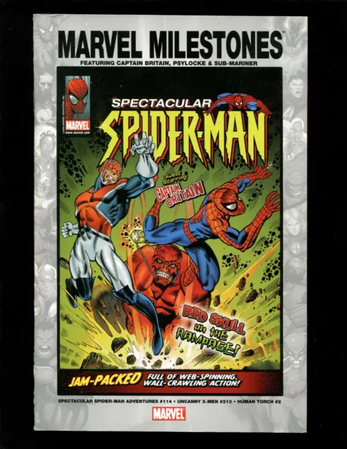Marvel Milestones: Captain Britain Psylocke & Sub-Mariner FNVF Spider-Man X-Men