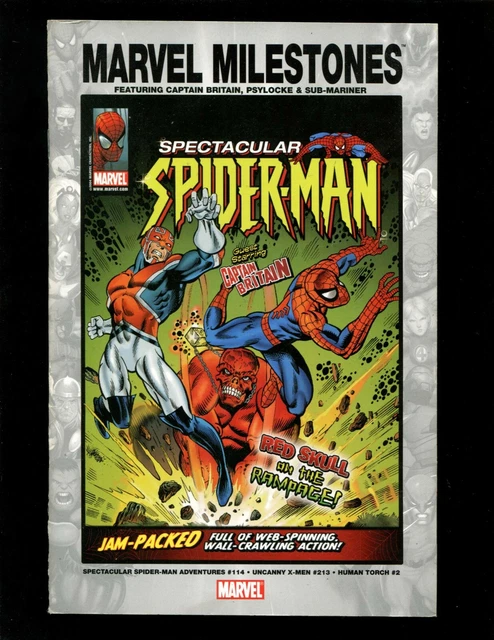 Marvel Milestones: Captain Britain Psylocke & Sub-Mariner FNVF Spider-Man X-Men
