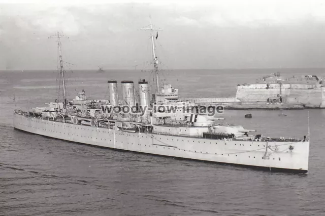 rp11739 - Royal Navy Warship - HMS Devonshire , built 1929 - photo 6x4