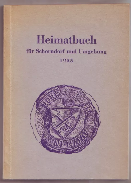 Heimatbuch für Schorndorf und Umgebung 1955  Heimatverein  Rösler