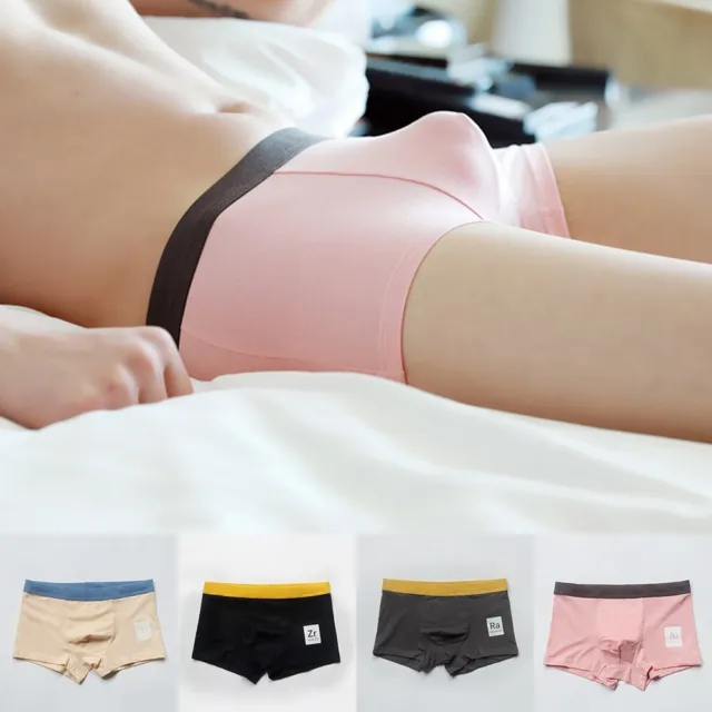 Sous-vêtements respirants en coton boxer pour hommes avec support améliorant l