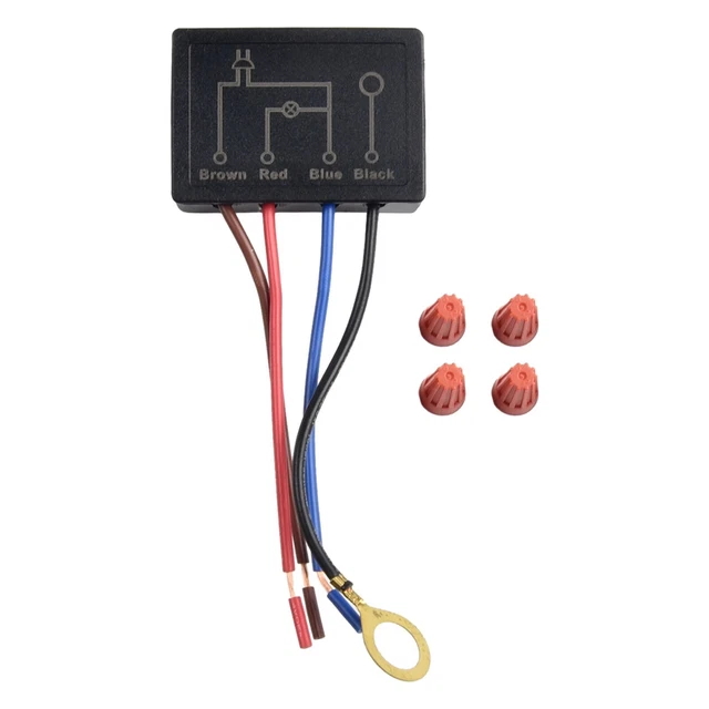 Interrupteur Tactile Variateur 12V - Gradation Lumineuse Sensible à Travers Le Bois - Pour Bandes LED Lampes
