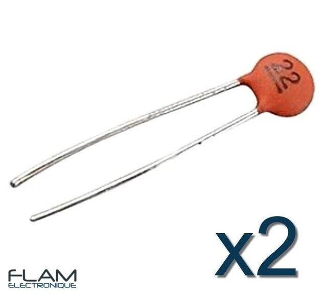 Lot De 100 Condensateurs Céramique 100nF / 0.1µF (104) 50V - Pour électronique, Jouets, Neufs