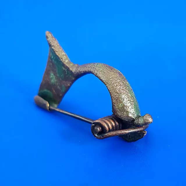 ANCIENT FIBULA Roman BRONZE brooch 2-3 century