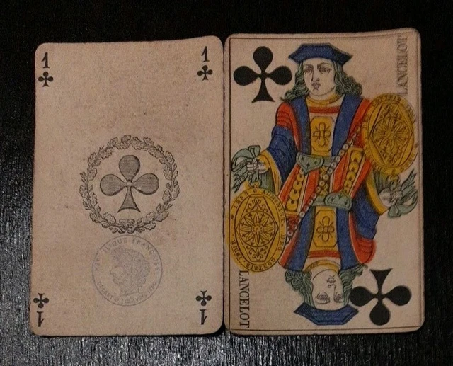 Ancien Jeu De Tarot B.P. Grimaud Complet – 78 Cartes – Cachet Fiscal 1890
