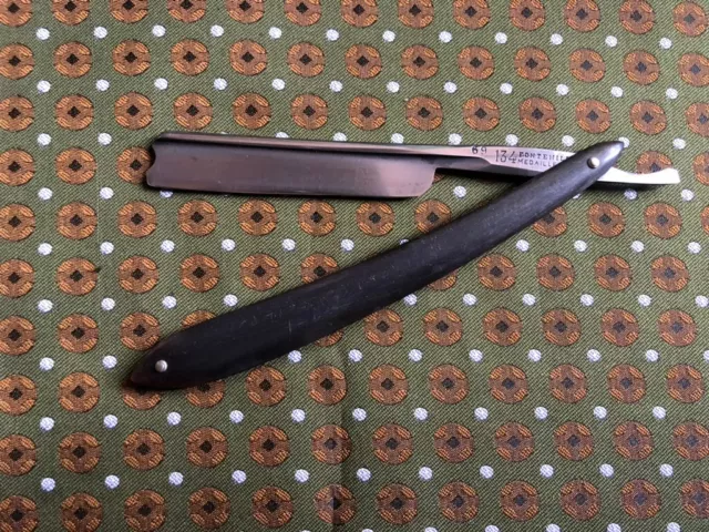 rasoir ancien FONTENILLE 134 MEDAILLE ARG  cut throat coupe choux antique razor