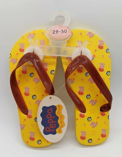 Flip-Flops Slippers Sea Yellow Peppa Pig Size 29-30 Months Flip Flops