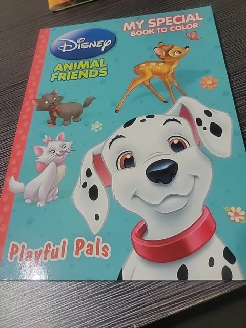 Disney Animal Friends: Playful Pals (Giant Book to Color) Disney Coloring  Book