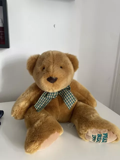 Vintage Fraser Bear 1999 Collectable With Tartan Bow