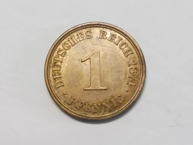 L10244   KAISERREICH 1 Pfennig 1874 A Topstück