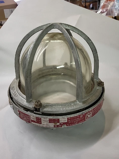 Killark HG-200 , HX-2-200 Explosion Proof Light Fixture Cover Industrial