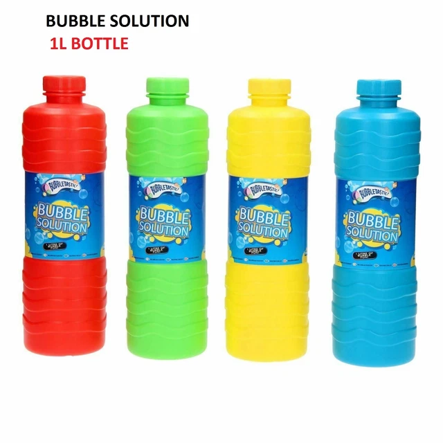 1 X 1L Bubble Solution Ready Mixed Bubble Soap Refill Kids Summer Garden Toy