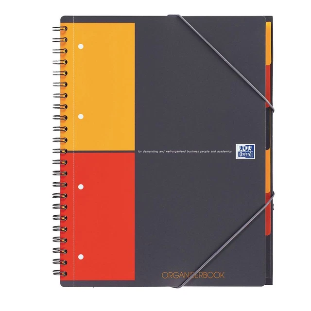 Blocco spiralato Organiser Book - 5mm con margine - 240 x 297mm - 80gr - 80 fogl