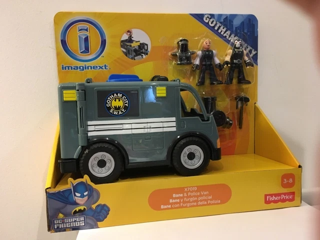 FISHER PRICE IMAGINEXT X7019 Gotham City Bane Police Van