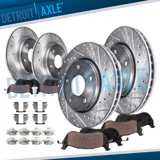 4x4 Front Rear Brakes Rotors & Ceramic Pads for Expedition Navigator Brakes Pads