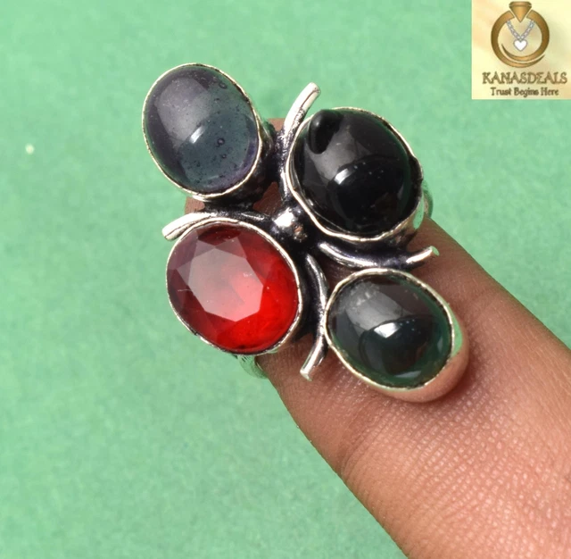 7.0 GM Red Glass Lovely Discount Price Plated Jewellery Sale @1.49-35320