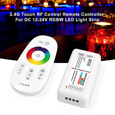 Mando a distancia 2.4G Touch RF Control para DC 12-24V RGBW LED barra de luz A7