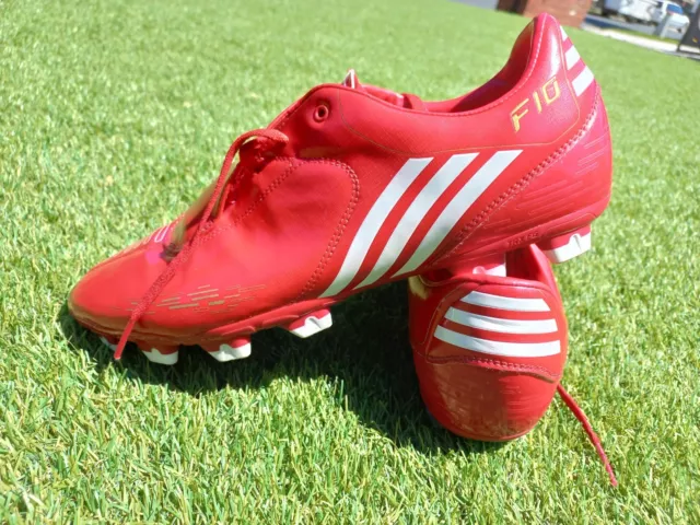 Adidas F10 Trx Fg Red Mens Youth Soccer Football Boots Us: 11.5 Art: G15451