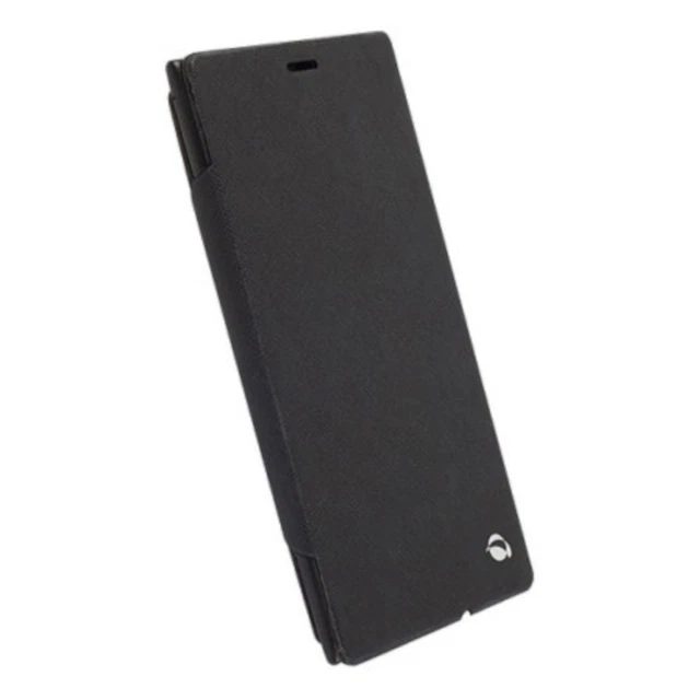 Coque De Protection GT Pour Nokia Lumia 800 - Noire, En Cuir écologique, Anti-choc, Fixation Aimant