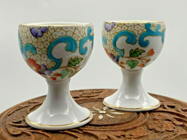 Guaranteed English bone china vintage two egg cups Royal Stafford 1930' Art Deco