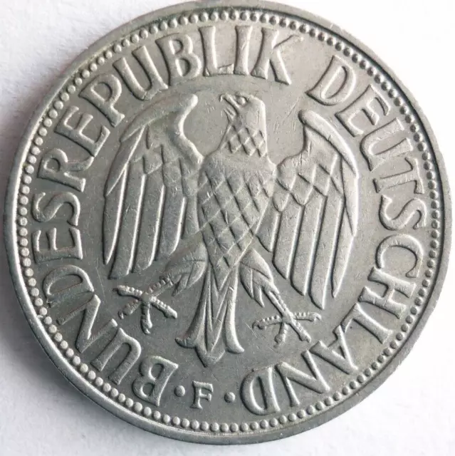 1967 F GERMANY MARK - Excellent Coin - FREE SHIP - Bin #349