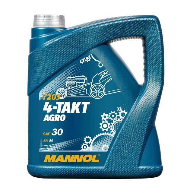MANNOL 4TAKT AGRO SAE 30 4 stroke Garden Engine Oil API SG JASO MA/MA2