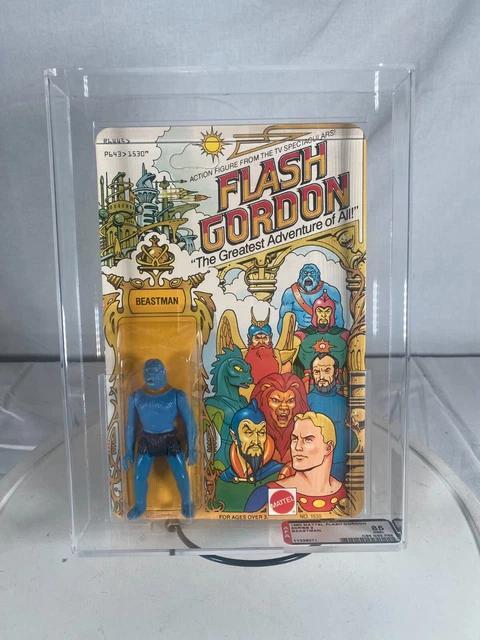 Flash Gordon 1980 Vintage Mattel Series 2 Beastman MOC AFA 85 Flash Gordon 1980 Vintage Mattel Series 2 Beastman MOC AFA 85