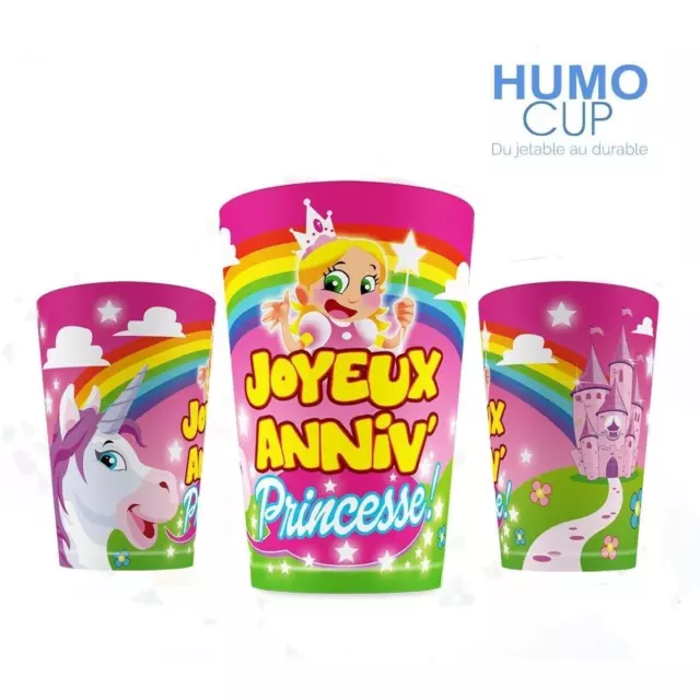 Humo Cup Joyeux Anniv' princesse