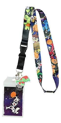 Space Jam ToonSquad Vs Monstars Character Lanyard ID Holder with Rubber Charm