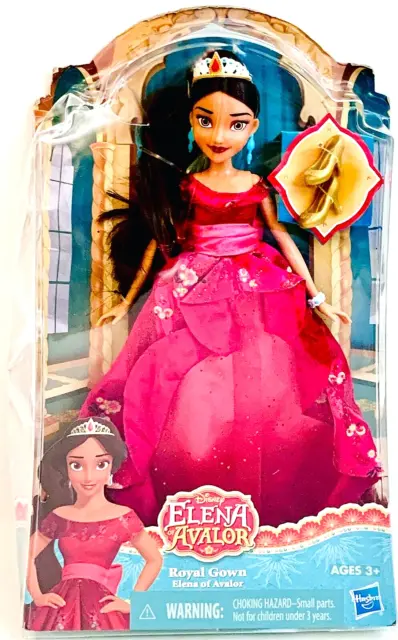Hasbro Disney Elena Of Avalor Royal Gown 11.5" Fashion Doll Damaged Box