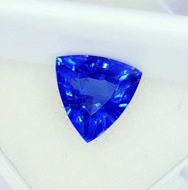 Saphir Bleu Brut Naturel – Spécimen Rare 33 X 44 Mm, Non Traité, Du Cachemire